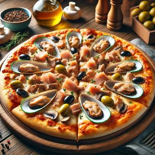 Pizza 4 Estaciones (33 Cm.)