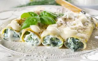 Canelones De Espinacas Al Horno