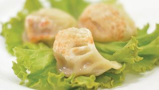 46. Ravioli con carne alla piastra - 3 pezzi