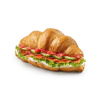 Croissant Łosoś Teriyaki