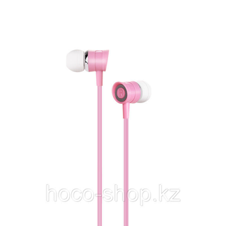 Наушники проводные вакуумные Hoco M37, pink
