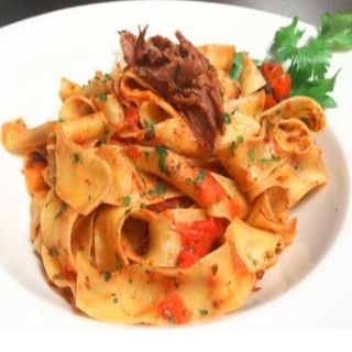 Pappardelle De Arrabbiata Nera Con Pato