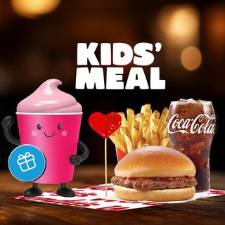 საბავშვო მენიუ ჰამბურგერით