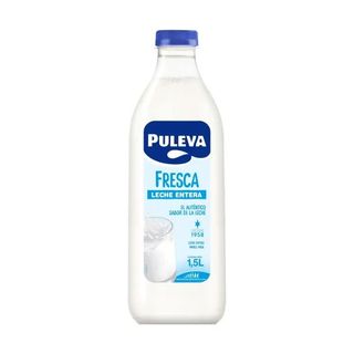 Leche Entera Fresca Puleva Botella 1,5 L.