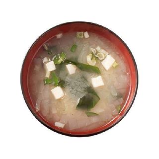 Sopa De Miso Con Verduras Y Gambas