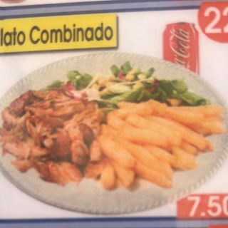 Plato Ensalada Y Came