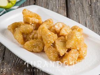 Яблоки в карамели