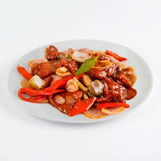 #13 Wok ternera con ostras