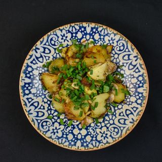 Жареный картофель с грибами