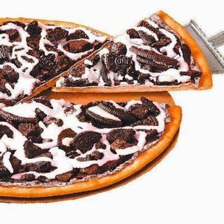 Pizza Con Oreo Y Chocolate Blanco