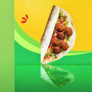 Vegetal Kebab Con Falafel Y Ensalada