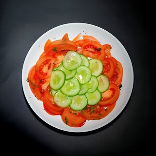 Salata de Rosii si Castraveti 150 Gr.