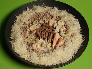 Зелена гречана каша з яловичиною