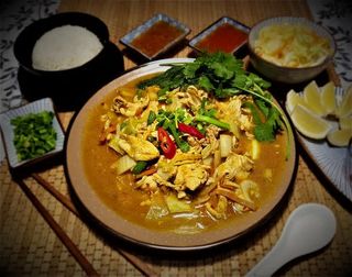 Kurczak curry po thailandzku