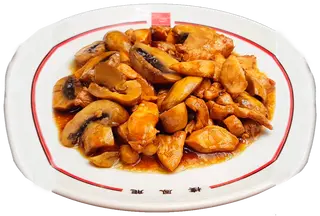 76. Pollo Con Champiñones