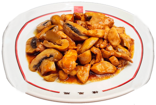76. Pollo Con Champiñones