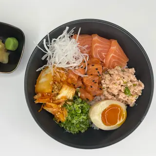 Salmon Donburi / ორაგულის დონბური