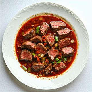 269. Vitello in salsa chili