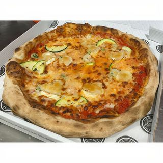 Pizza especial mar y montes (30 cm.)