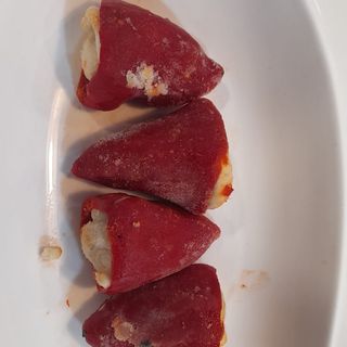 Pimientos rellenos de bacalao  (2 Uds)