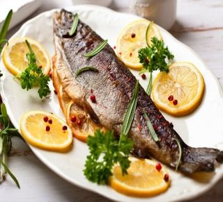 კალმახი შემწვარი