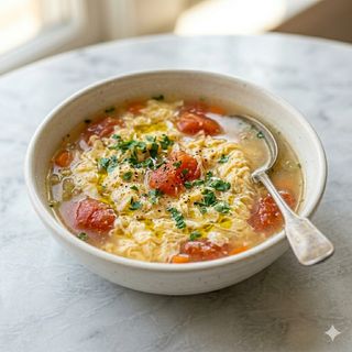 Sopa De Tomate De Huevo