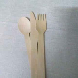 Garfo ou Colher em madeira