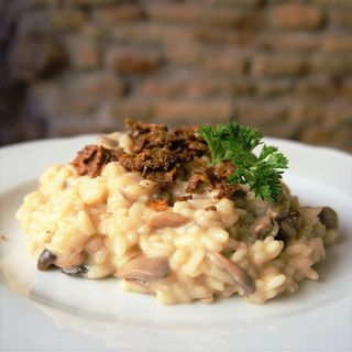 Risotto con funghi misti