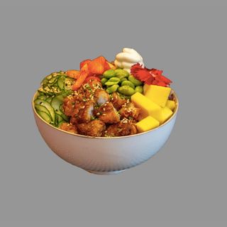 Poke Tempurá de Camarão