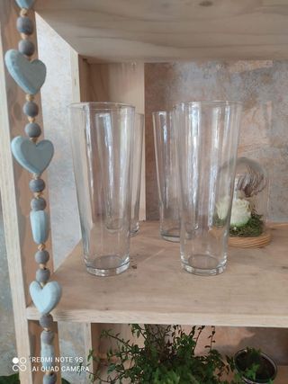 1 Jarrón De Cristal