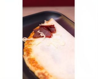 Tapioca de Doce de Leite e Queijo