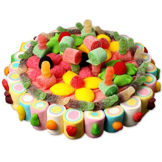 Tarta redonda jardin