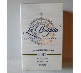 Calamares Rellenos En Su Tinta 6-8 Piezas La Brujula