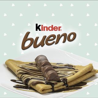 Crêpes speciale Kinder Bueno