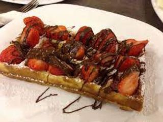 Gaufre Nutella Et Fraise