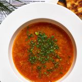 Sup de linte cu rosii Pelati