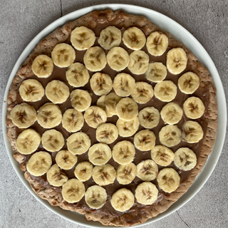 Pizza Banana com Chocolate