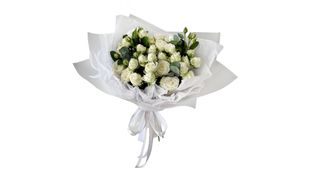 White spray rose