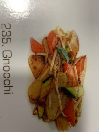 235.Gnocchi con gamberi 