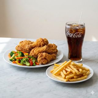 Menú 12 Pollo Frito