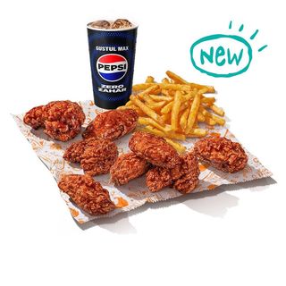 8 pc. Sauced Wings Meal