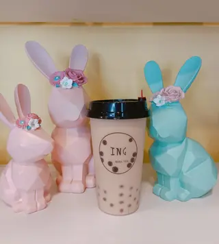 Popping boba tea 爆爆珠奶茶