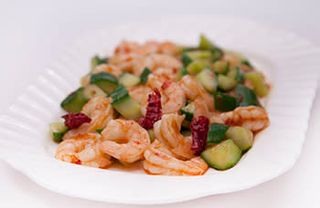 Филе креветок в остром соусе (300 гр.)