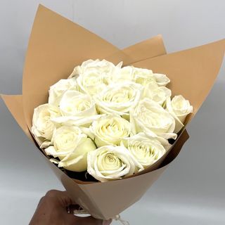 Bouquet De 15 Roses Blanches