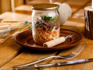 Квашена капуста з маринованими Опеньками (220г)