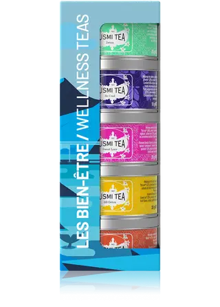 Kusmi Tea - Les Bien-être bio - Sortido de 5 caixas metálicas - 98 g