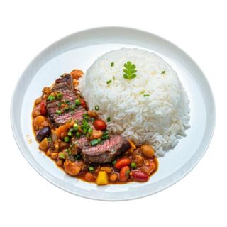 Arroz Con Menestra Y Carne