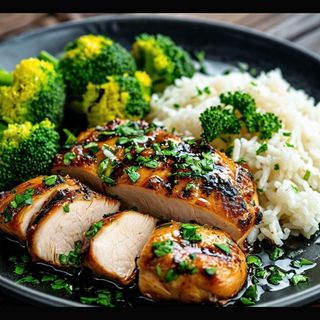 ქათმის ფილე ბრინჯით