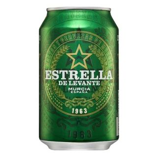 Cerveza Estrella De Levante Lata 33 Cl.