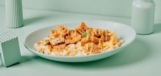 Crunchy Chicken Mac & Cheese